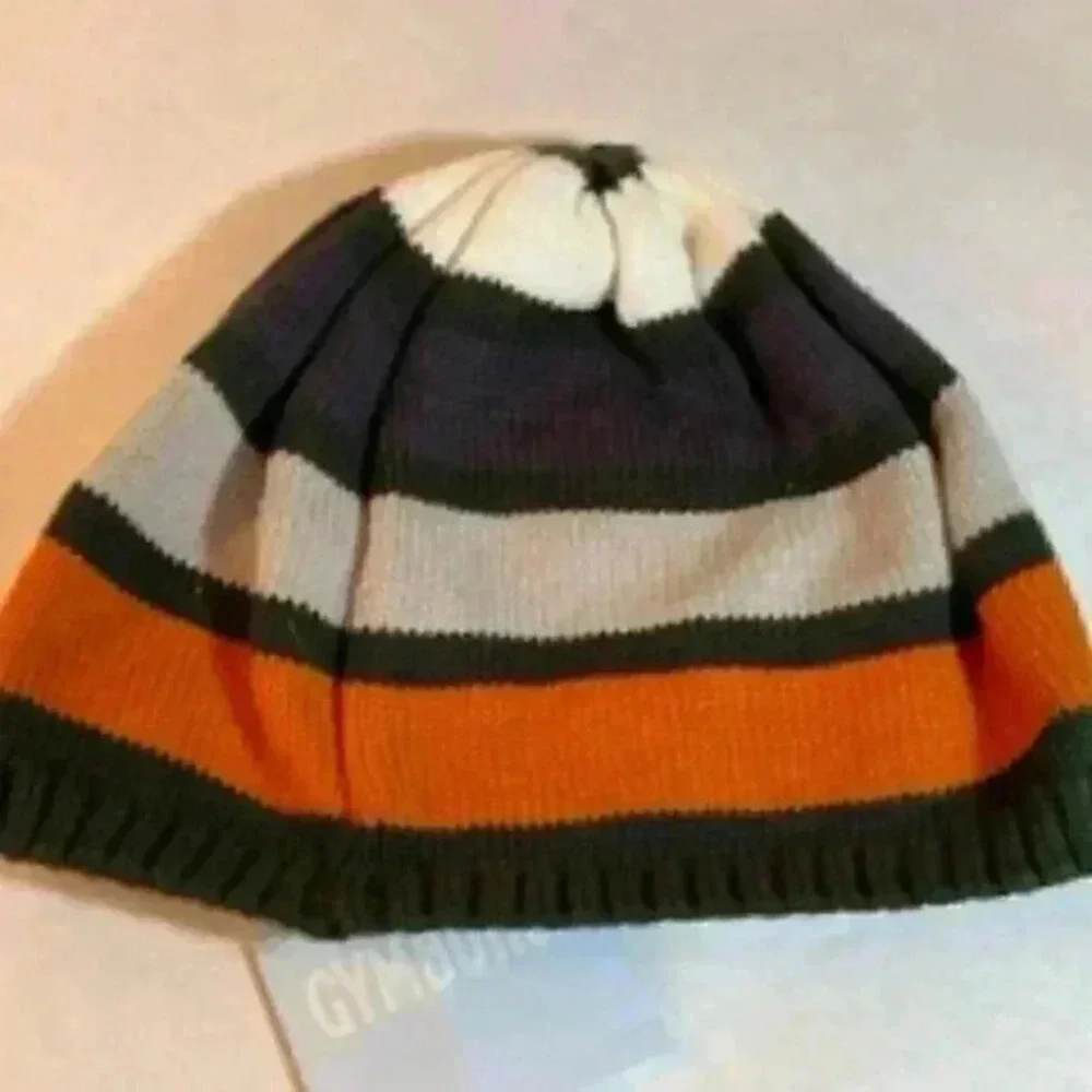 Gymboree Children’s Hats Beanies Lot Of 2 Striped Hats 12 To 24‎ Months NWT